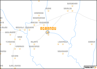 map of Agbanou