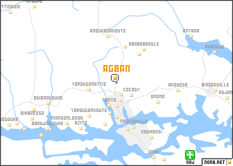 map of Agban