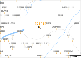 map of Agbasa