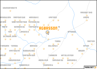 map of Agbasson