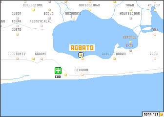 map of Agbato