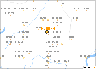 map of Agbawa