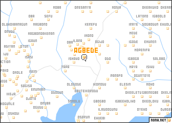 map of Agbede