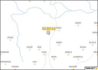 map of Agbede