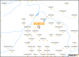 map of Agbede