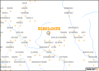 map of Agbédjikpo