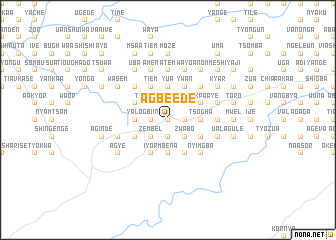 map of Agbeede