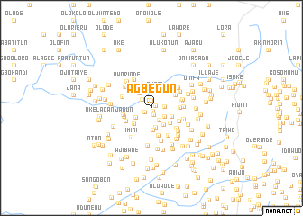 map of Agbegun