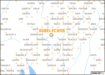 map of Agbelechime