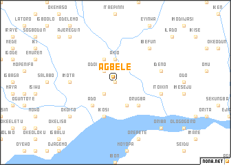 map of Agbele