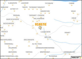 map of Agbene