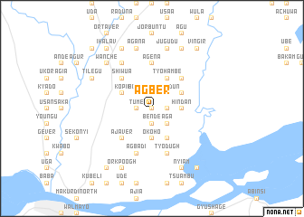 map of Agber