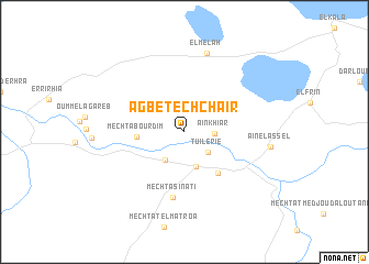 map of Agbet ech Chaïr