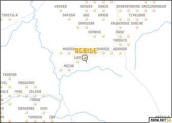 map of Agbide