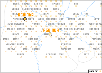 map of Agbinda