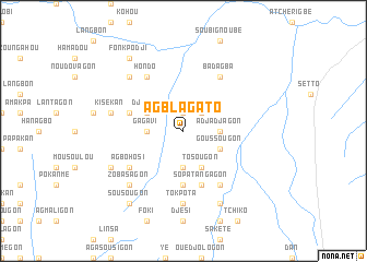 map of Agblagato