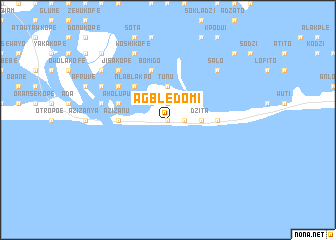 map of Agbledomi