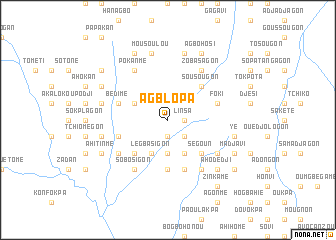 map of Agblopa