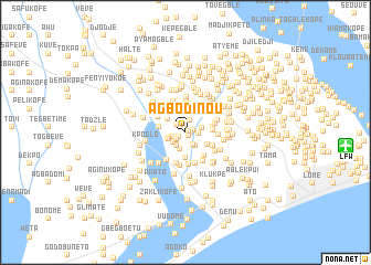 map of Agbodinou