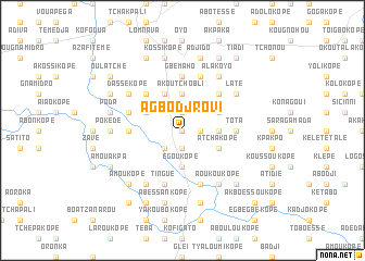 map of Agbodjrovi