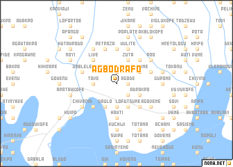 map of Agbodrafo