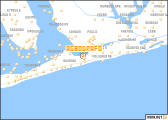 map of Agbodrafo