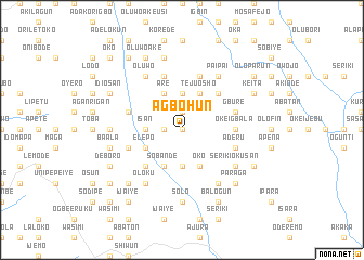 map of Agbohun