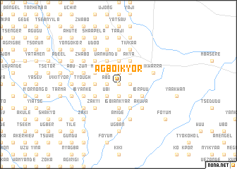 map of Agboikyor