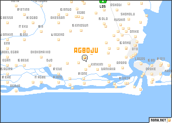 map of Agboju