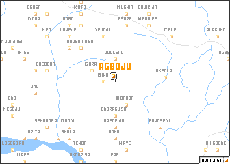 map of Agboju