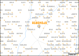 map of Agbomojo