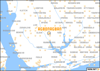 map of Agbonagban