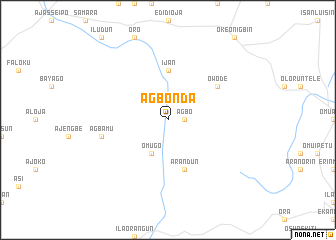 map of Agbonda