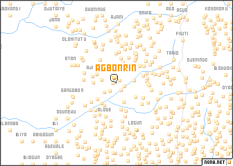 map of Agbonrin