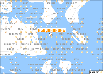 map of Agbonwakope