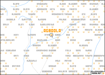 map of Agboola