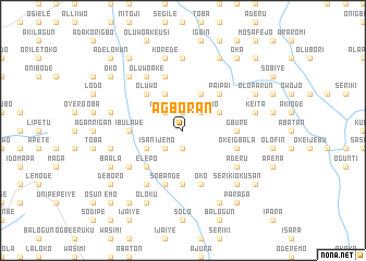 map of Agboran