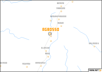 map of Agbosso