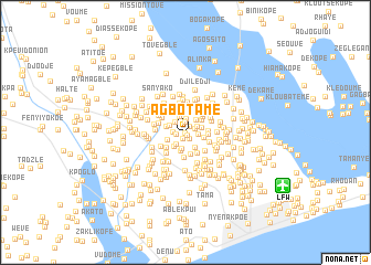 map of Agbotamé