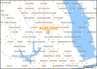 map of Agbozomé