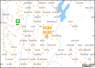 map of Agbo