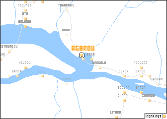 map of Agbrou