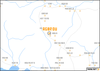 map of Agbrou