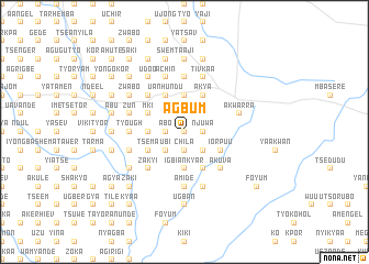 map of Agbum