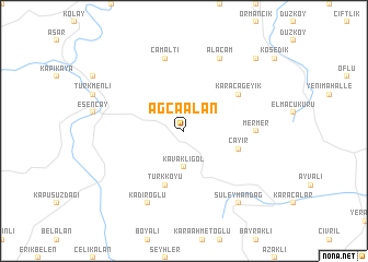 map of Ağcaalan