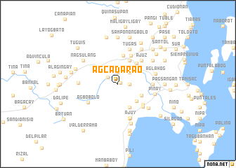 map of Agcadarao