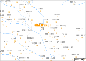 map of Ağcayazı