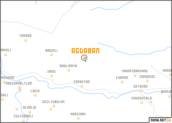 map of Ağdaban