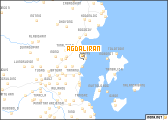 map of Agdaliran