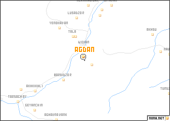 map of Agdan